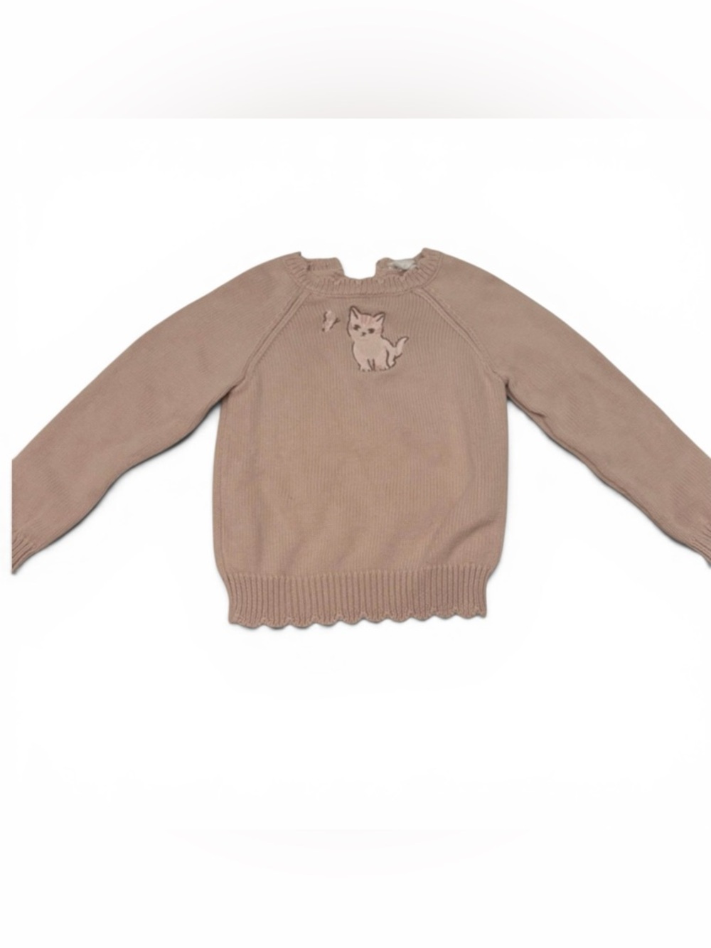 Jamie Kay Blush Cat Sweater